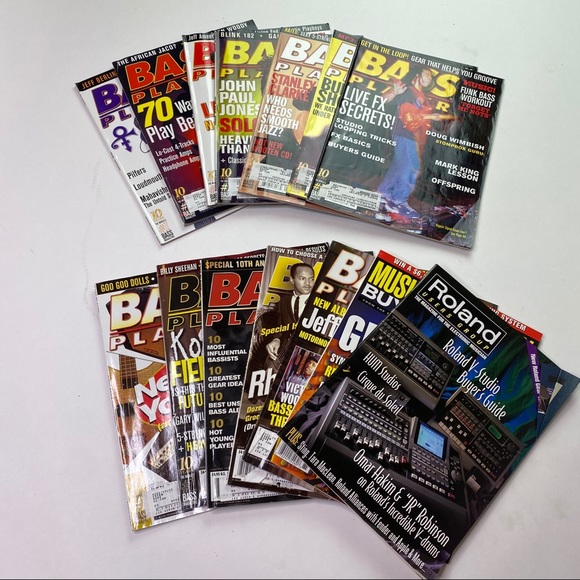 Vintage Bass Player Magazine Back Issues Musician - Picture 7 of 12